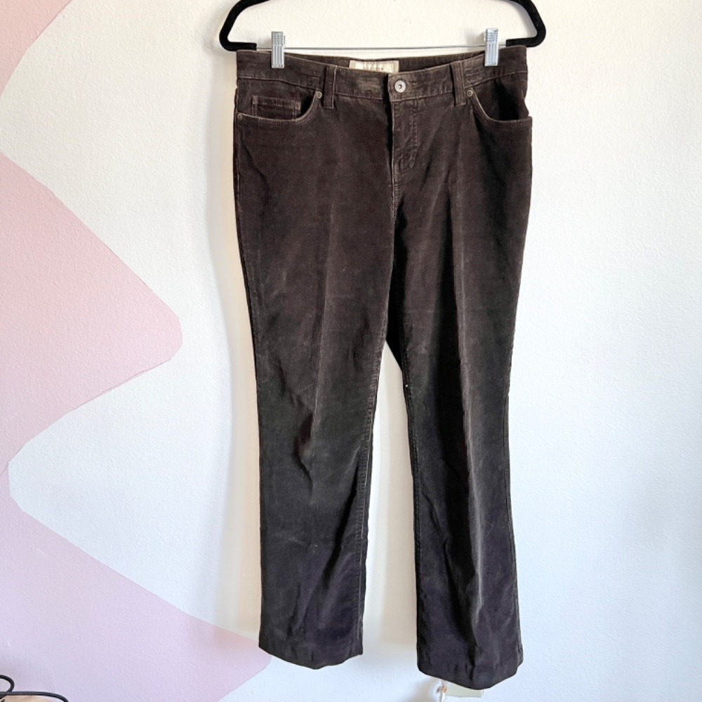 Vintage Brown Corduroy Pants, Grunge Aesthetic, 90s, 70s Fashion,‎